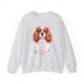 Cavalier King Charles Spaniel Sweatshirt | Living Work of Art Collection | Pointillism Style