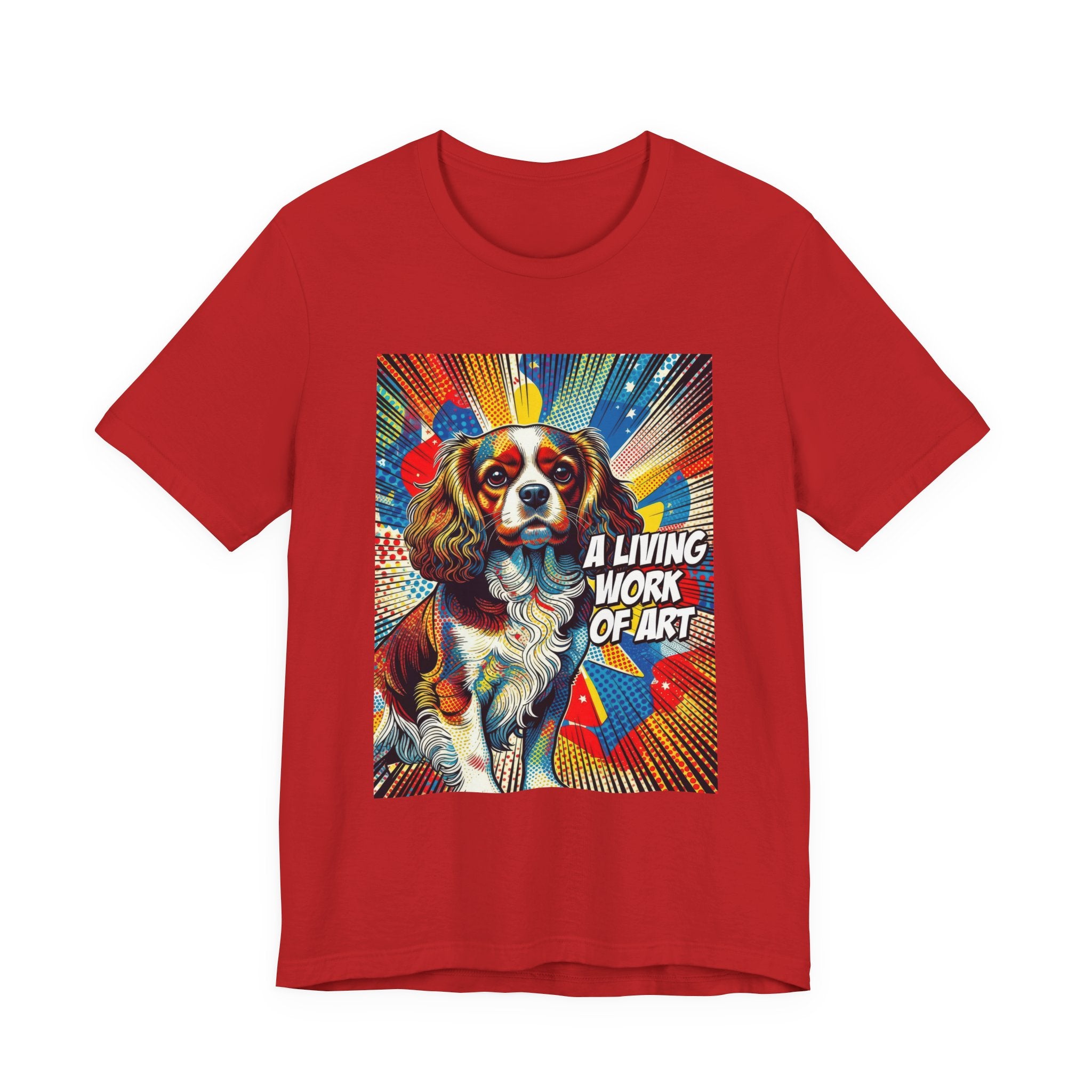 Cavalier King Charles Spaniel T Shirt | Living Work of Art Collection | Pop Art