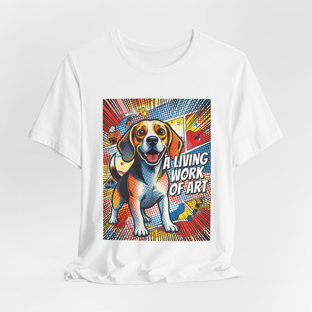 Beagle T Shirt | Living Work of Art Collection | Pop Art