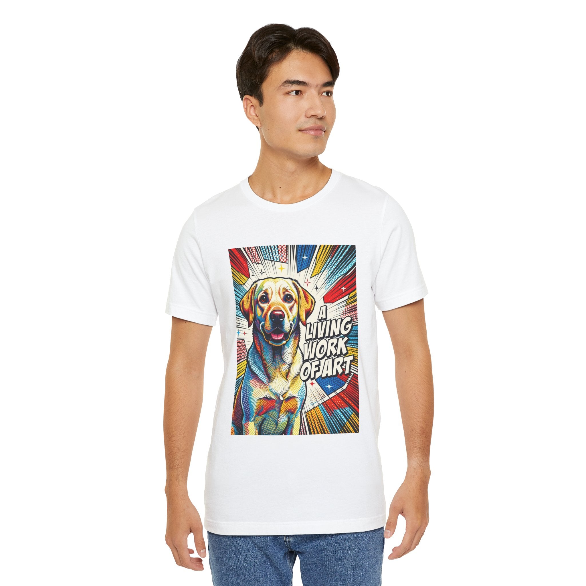 Labrador Retriever T Shirt | A Living Work of Art Collection | Pop Art