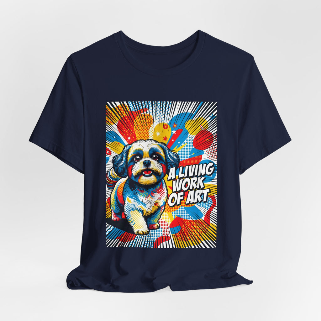 Shih Tzu T Shirt | Living Work of Art Collection | Pop Art