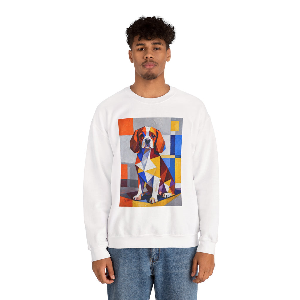 Cavalier King Charles Spaniel Sweatshirt | Living Work of Art Collection | Cubist Style