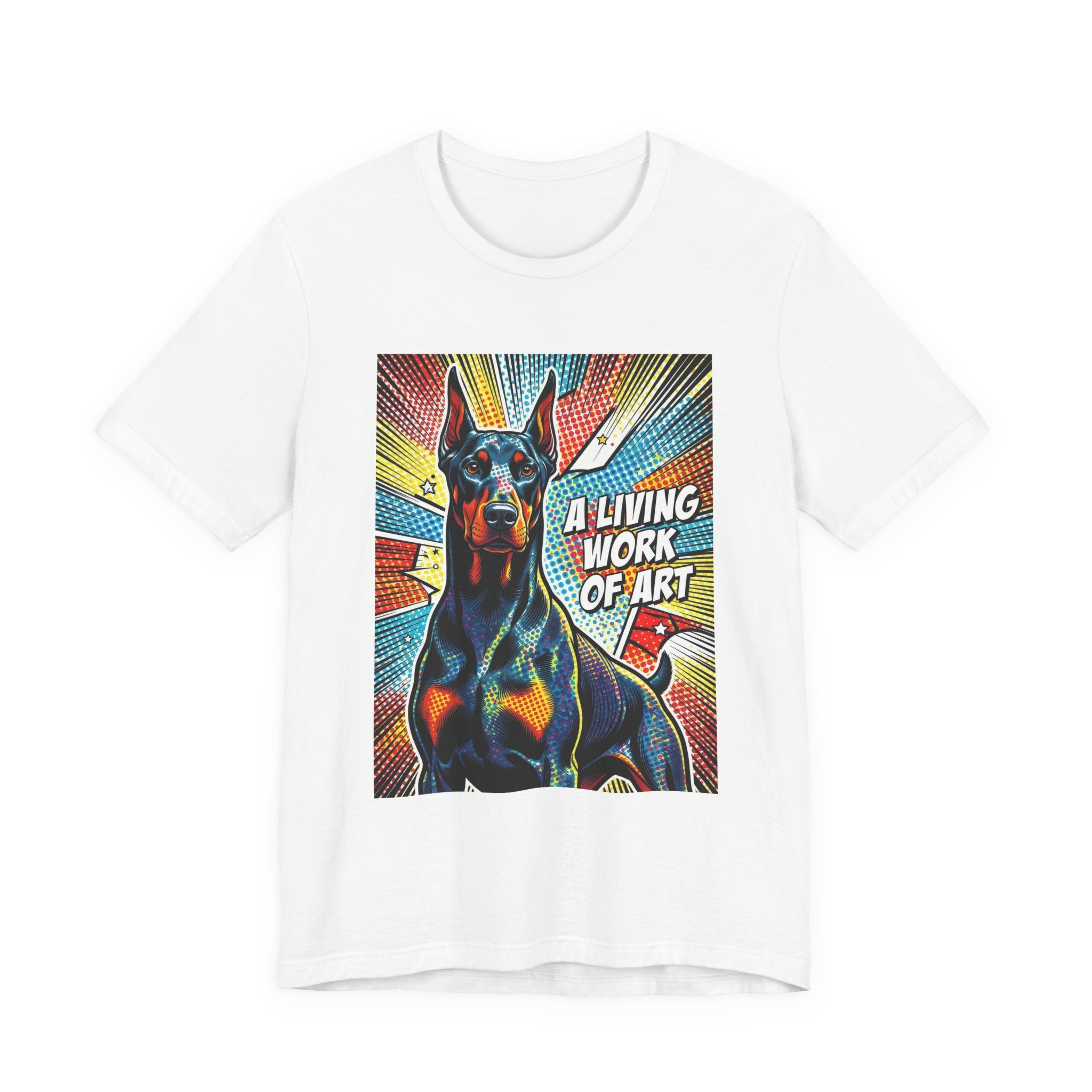 Doberman Pinscher T Shirt | Living Work of Art Collection | Pop Art