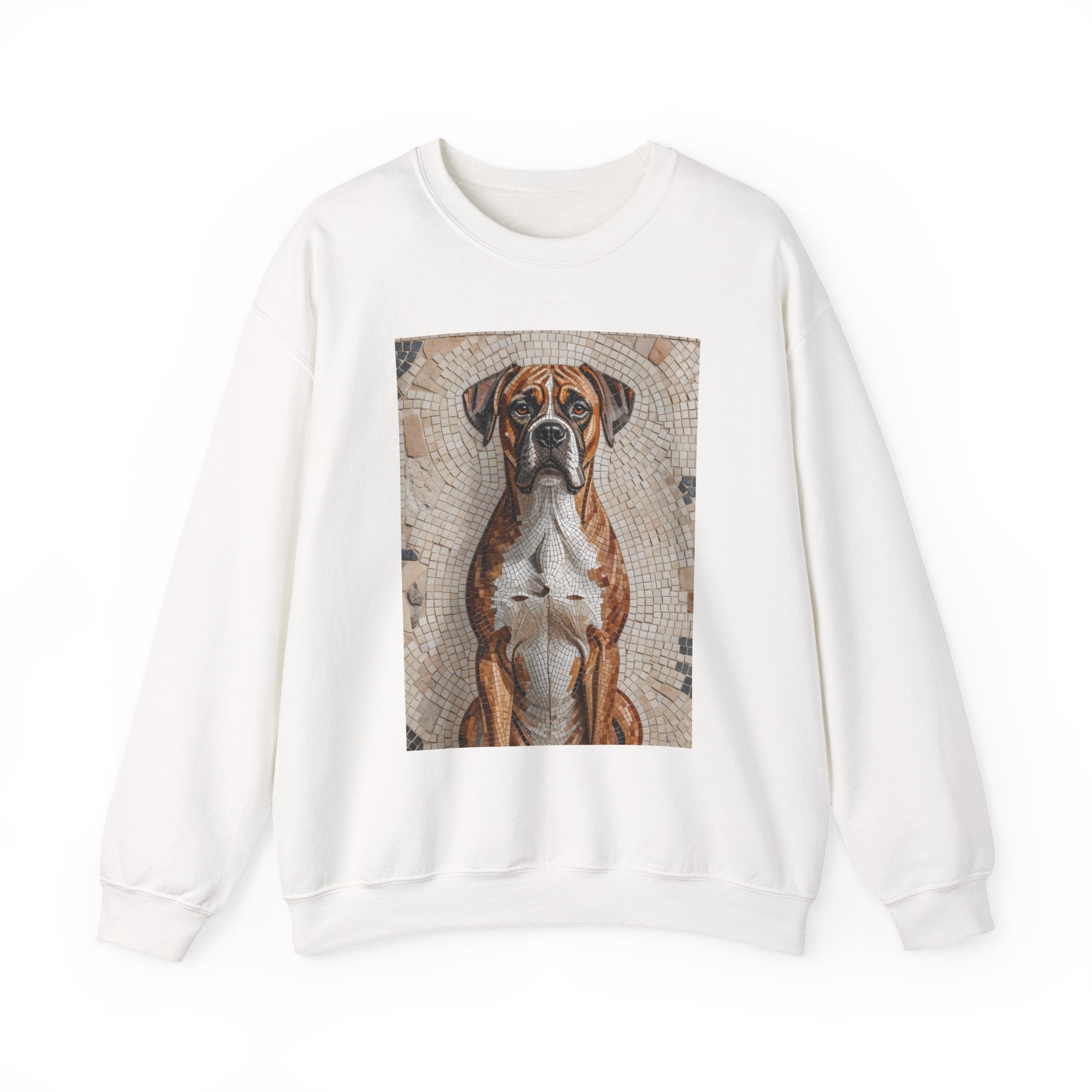 Boxer Sweatshirt | Living Work of Art Collection | Mosaic Style