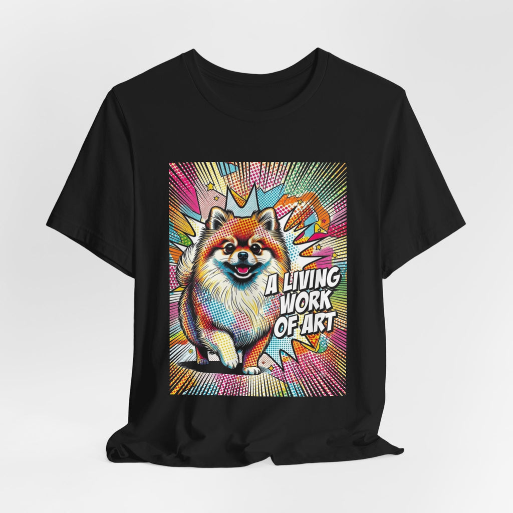 Pomeranien T Shirt | Living Work of Art Collection | Pop Art