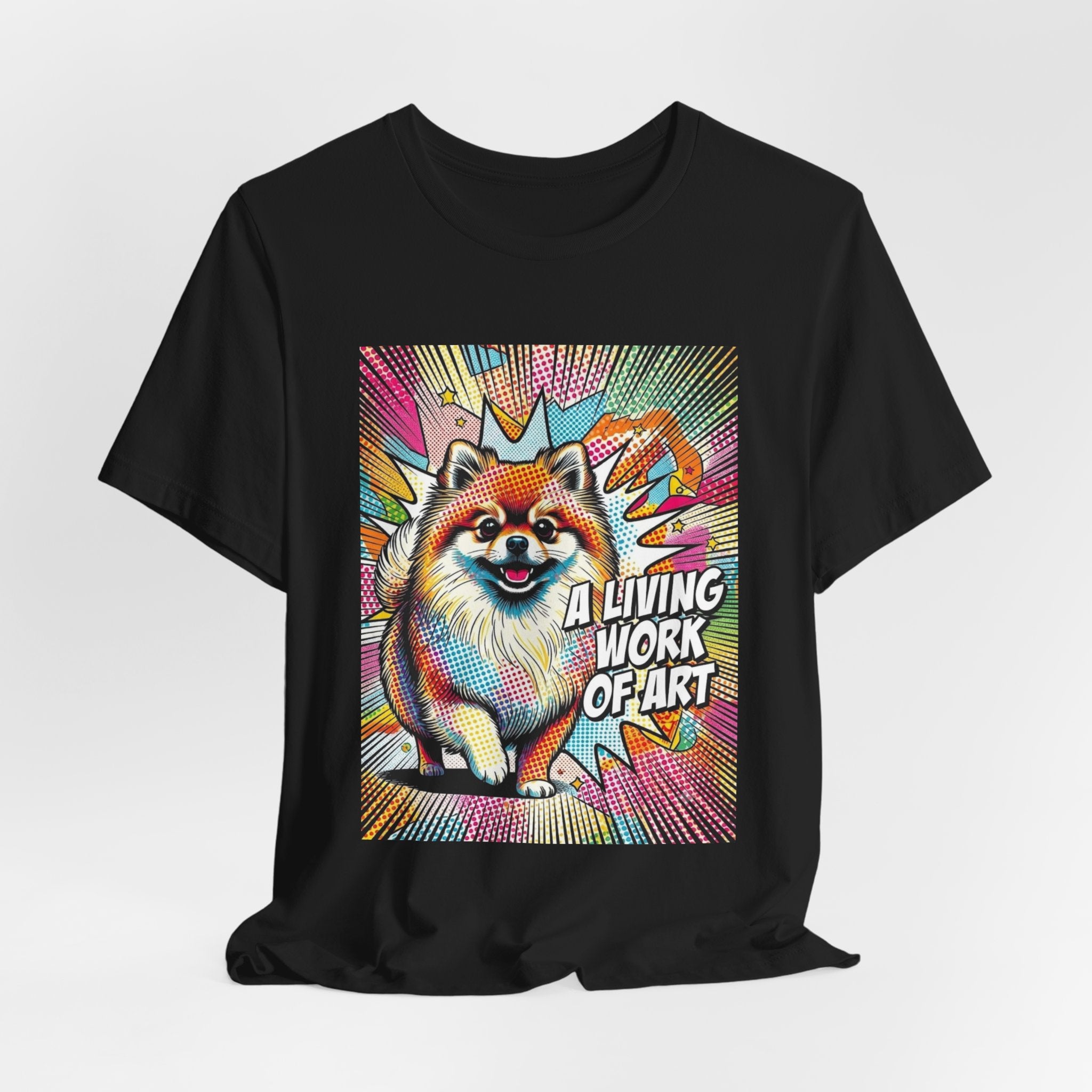 Pomeranien T Shirt | Living Work of Art Collection | Pop Art