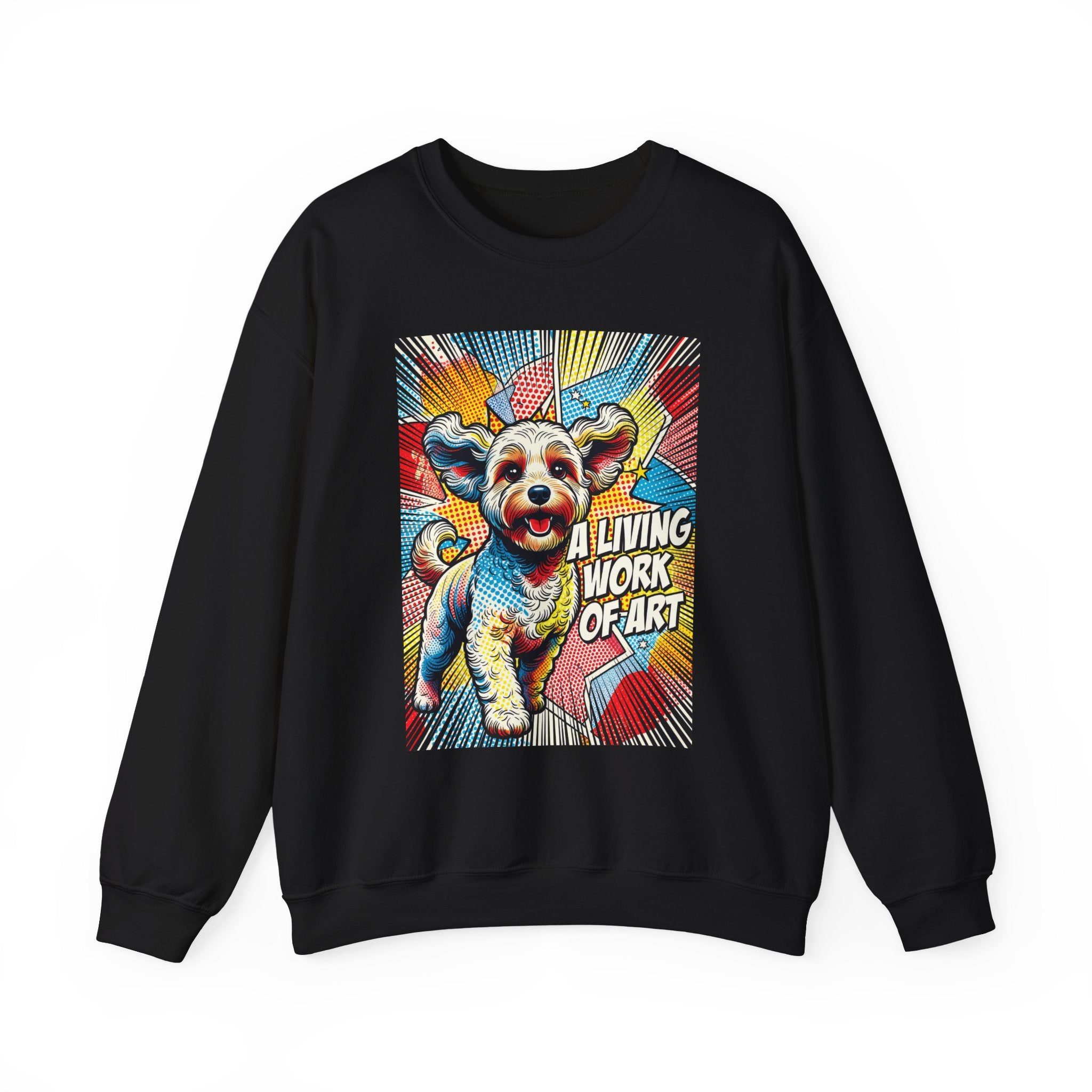 Cockapoo Sweatshirt | Living Work of Art Collection | Pop Art