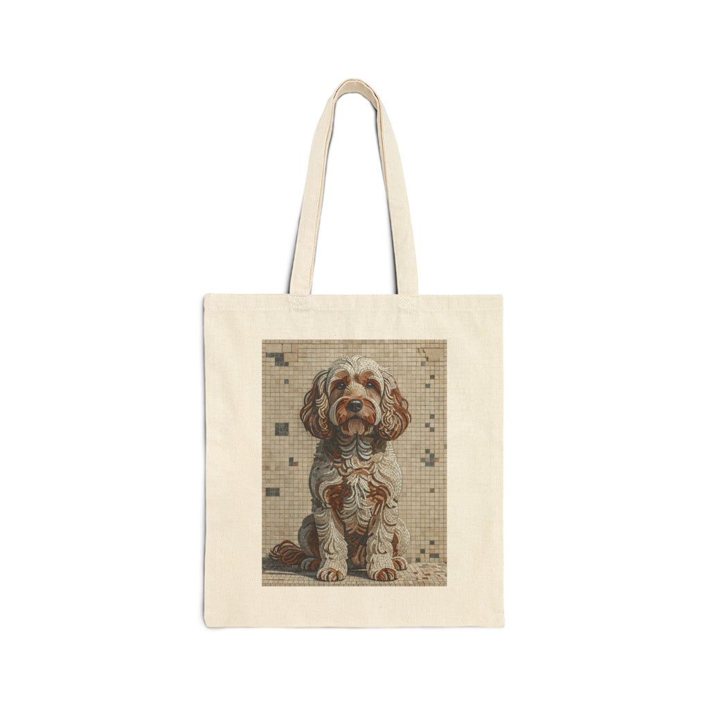 Cockapoo Tote Bag | Living Work of Art Collection | Mosaic Style