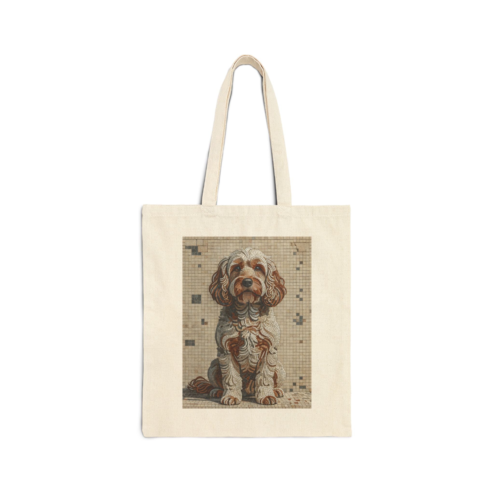 Cockapoo Tote Bag | Living Work of Art Collection | Mosaic Style