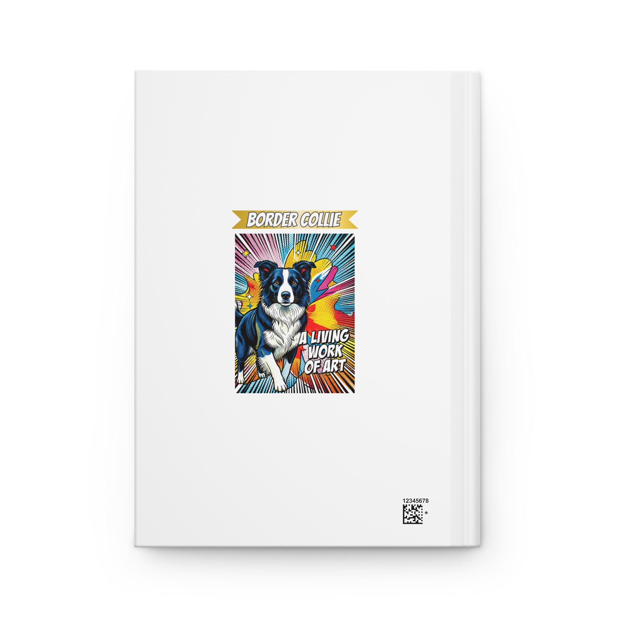 Border Collie Notebook | Living Work of Art Collection | Pop Art