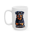 Rottweiler Coffee Mug | Living Work of Art Collection | Pointillism Style