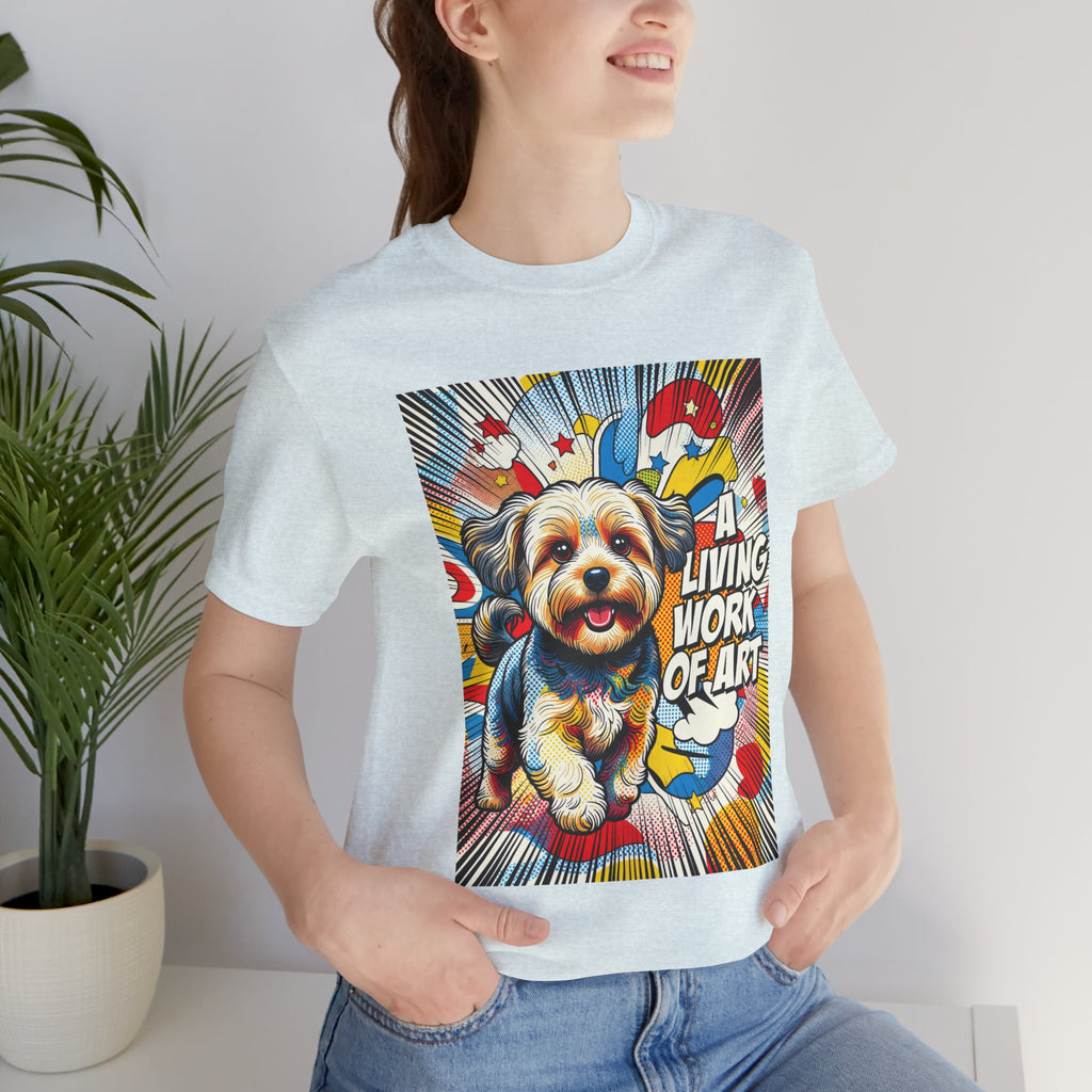 Yorkipoo T Shirt | Living Work of Art Collection | Pop Art