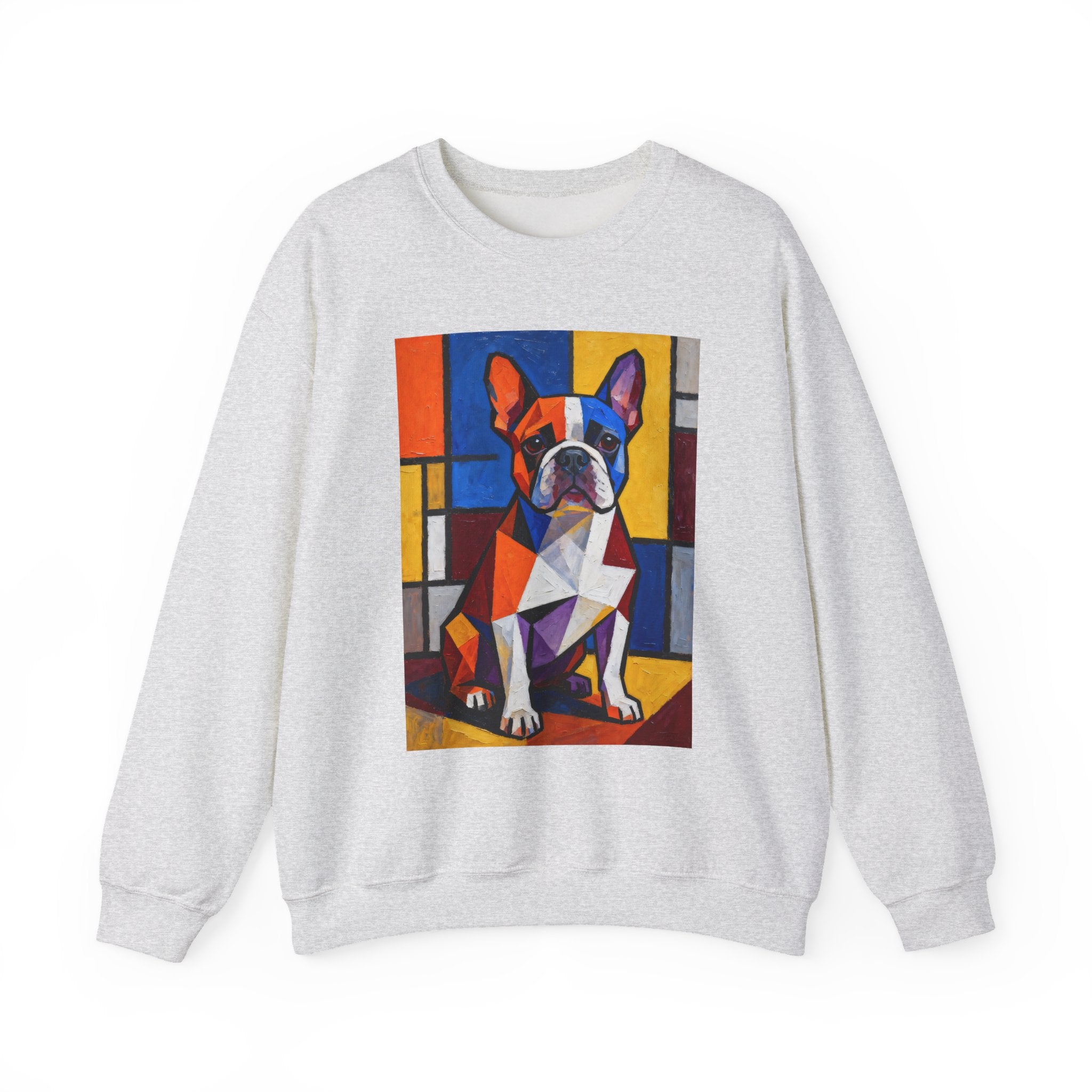 French Bulldog Sweatshirt | Living Work of Art Collection | Cubist Style