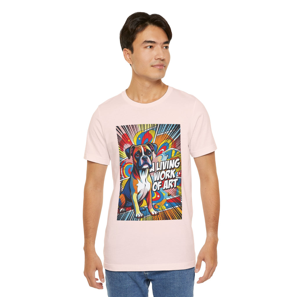 Boxer T Shirt | Living Work of Art Collection | Pop Art