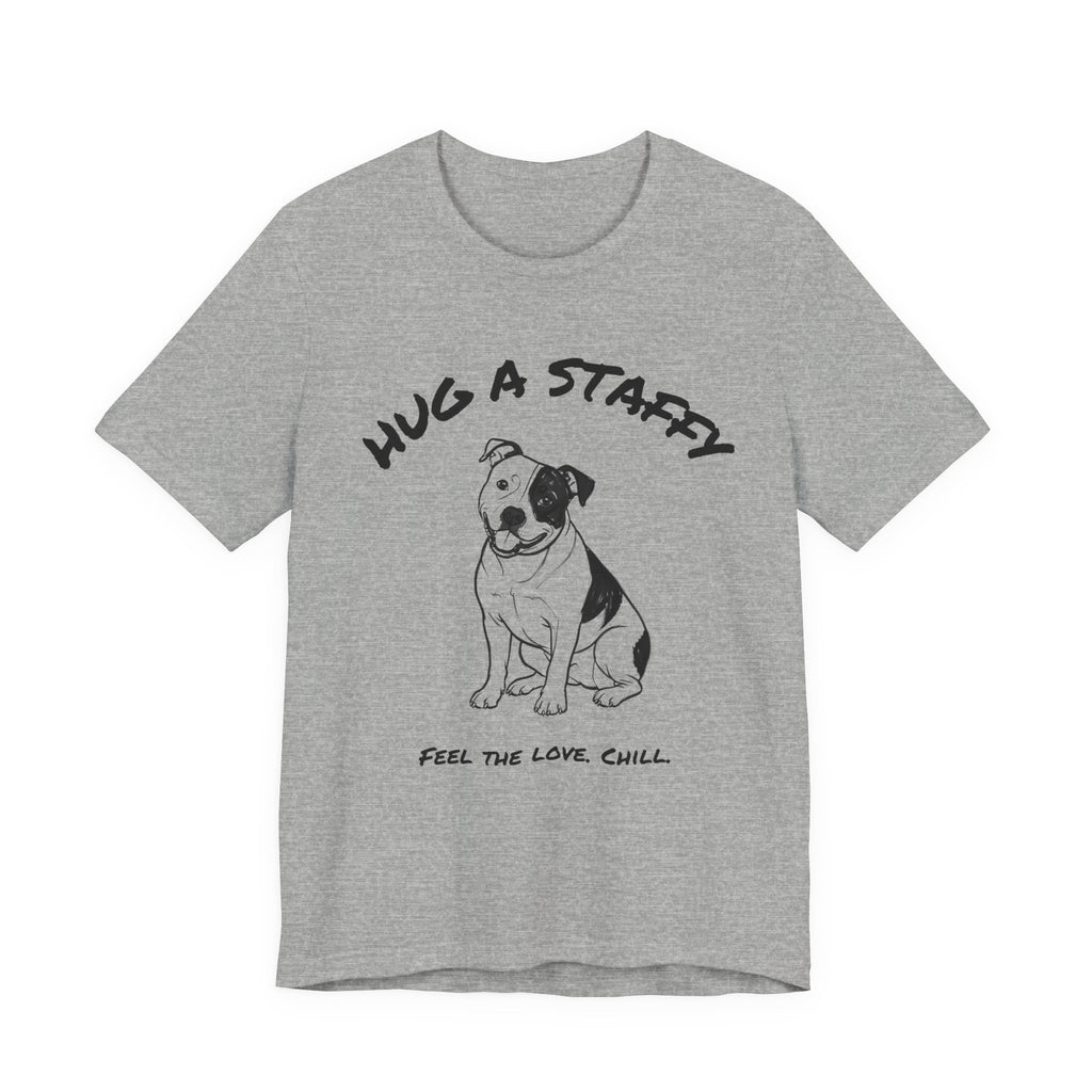 Staffordshire Bull Terrier T Shirt | Hug a Staffy