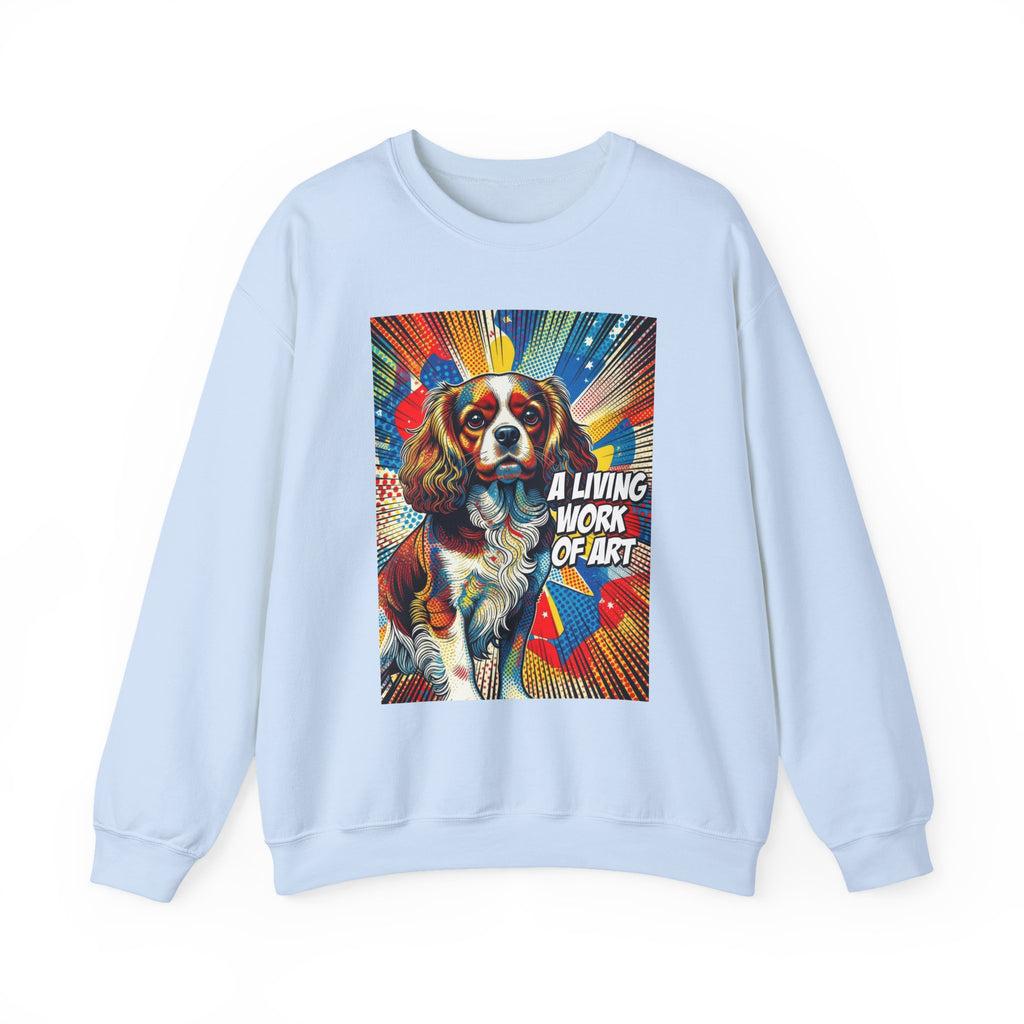 Cavalier King Charles Spaniel Sweatshirt | Living Work of Art Collection | Pop Art