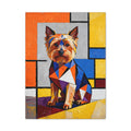 Yorkshire Terrier Canvas Wall Art | Living Work of Art Collection | Cubist Style Print