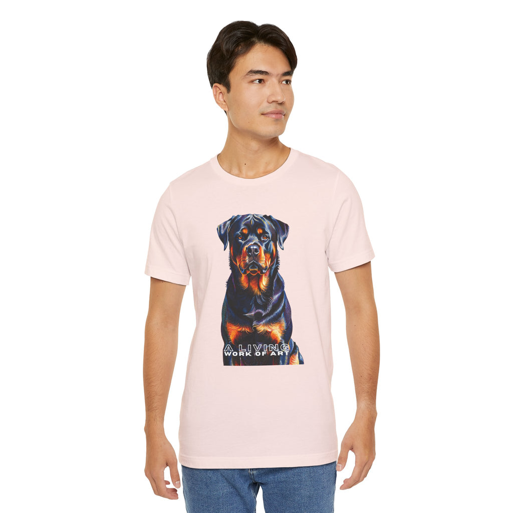Rottweiler T Shirt | Living Work of Art Collection | Pointillism Style