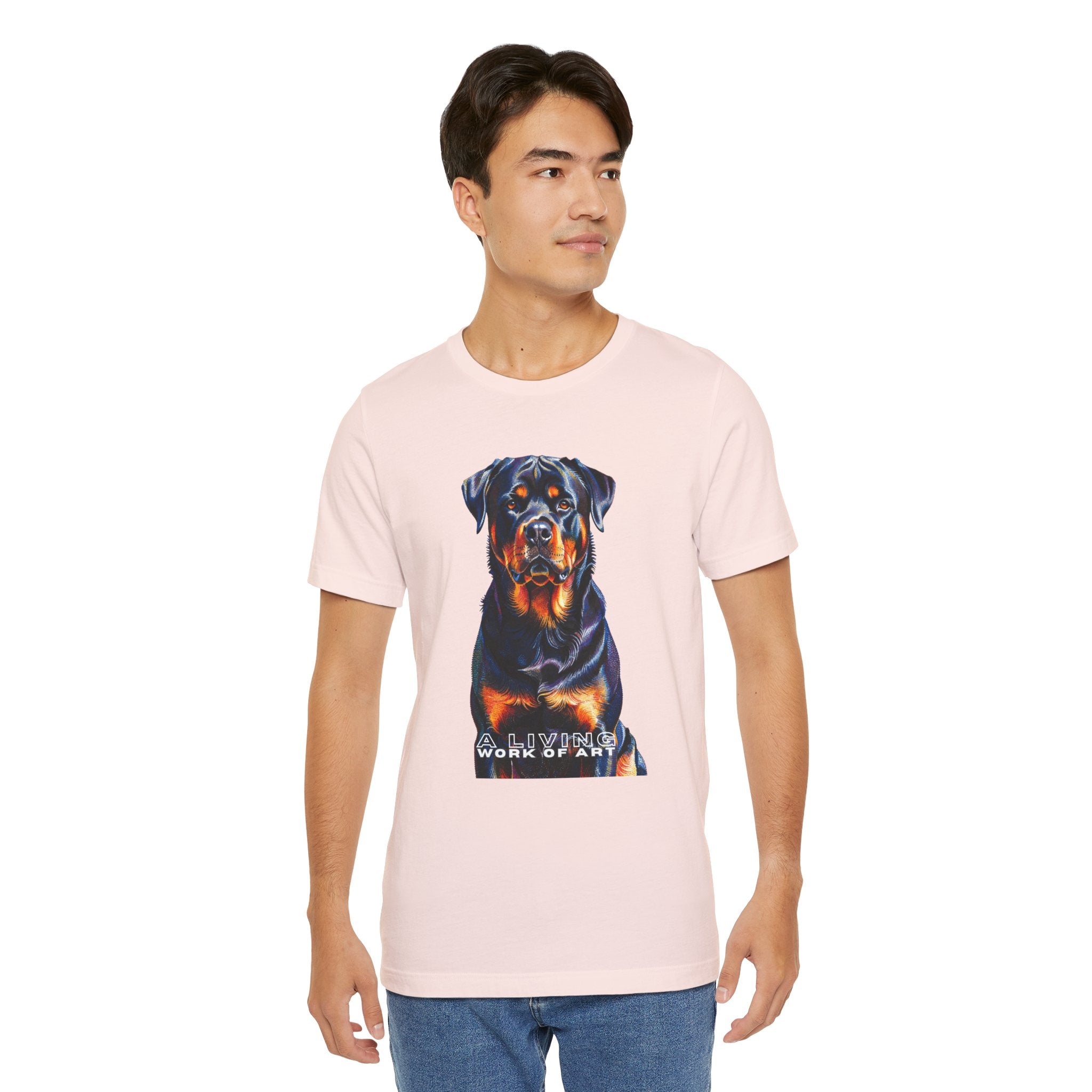 Rottweiler T Shirt | Living Work of Art Collection | Pointillism Style