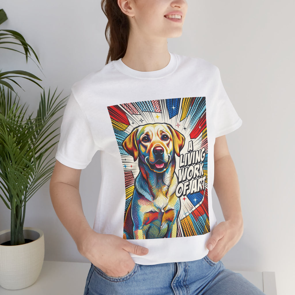 Labrador Retriever T Shirt | A Living Work of Art Collection | Pop Art
