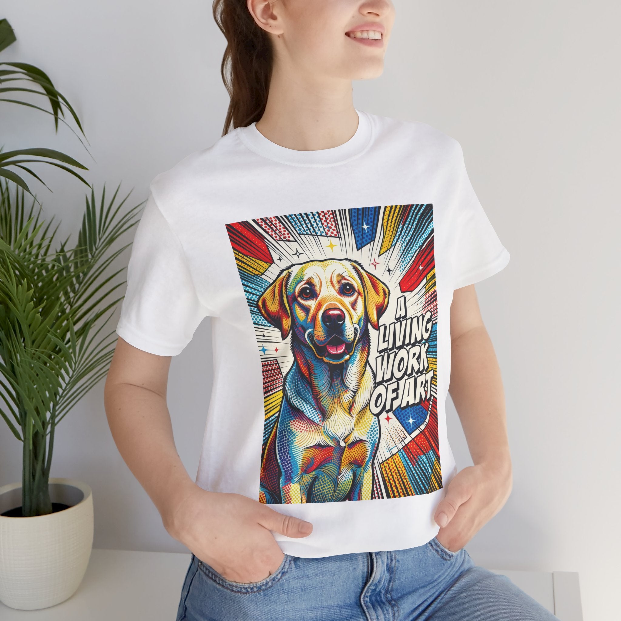 Labrador Retriever T Shirt | A Living Work of Art Collection | Pop Art