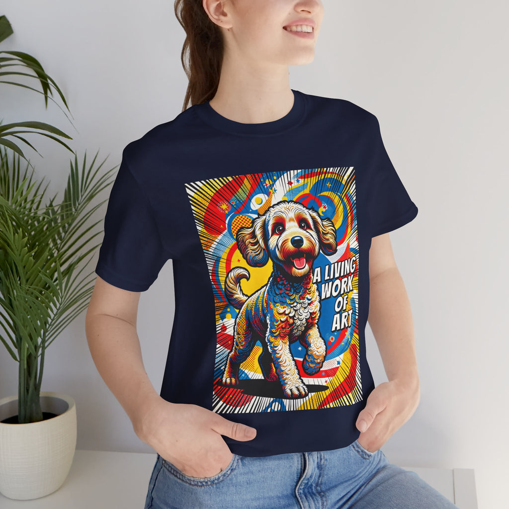 Labradoodle T Shirt | A Living Work of Art Collection | Pop Art