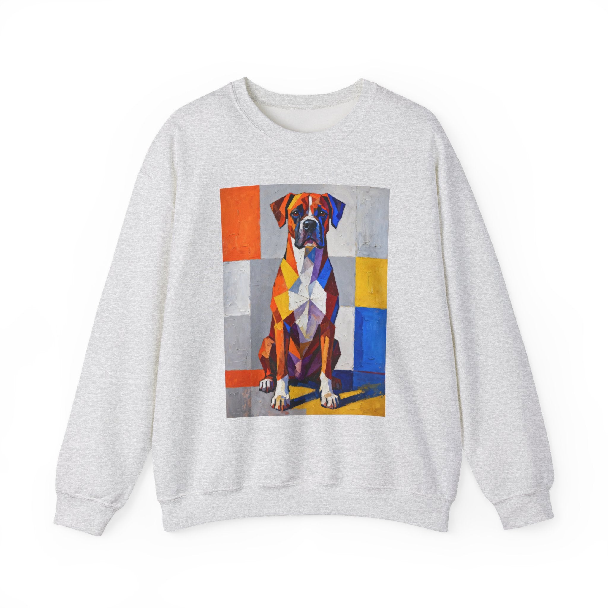 Boxer Sweatshirt | Living Work of Art Collection | Cubist Style