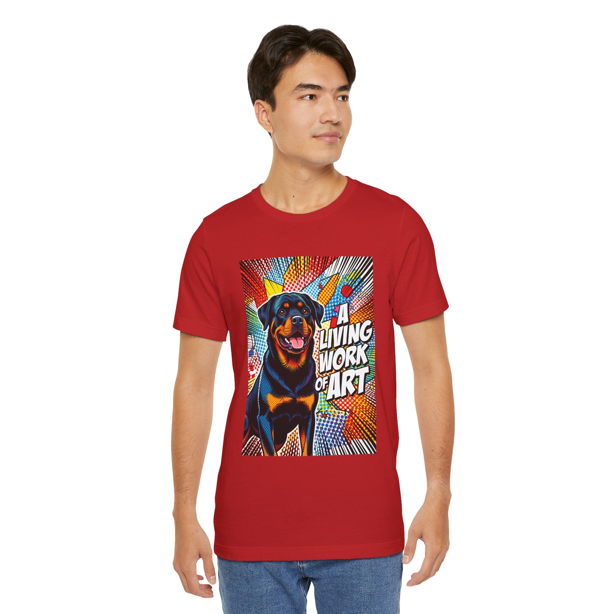 Rottweiler T Shirt | Living Work of Art Collection | Pop Art