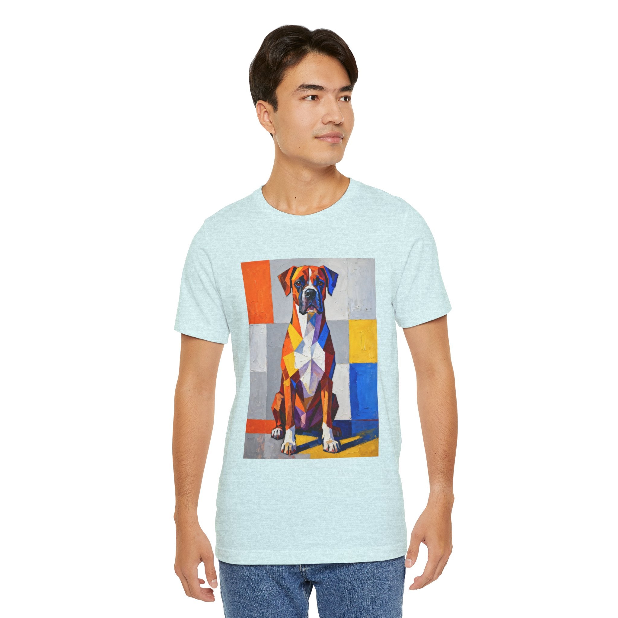 Boxer T Shirt | Living Work of Art Collection | Cubist Style