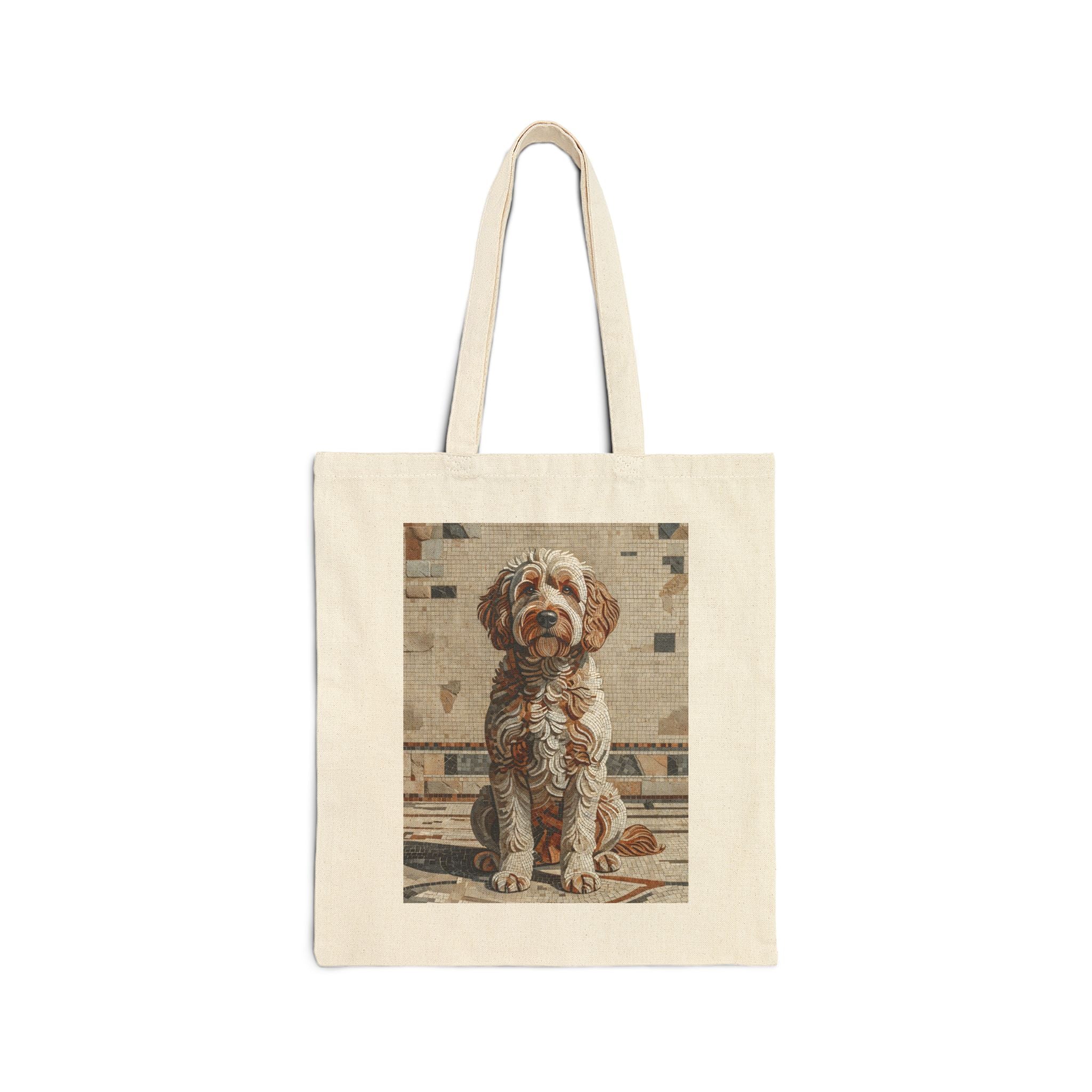Labradoodle Tote Bag | Living Work of Art Collection | Mosaic Style