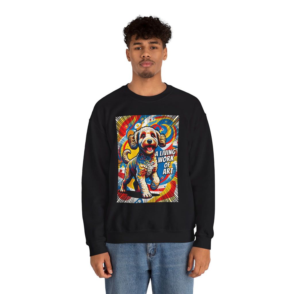 Labradoodle Sweatshirt | Living Work of Art Collection | Pop Art