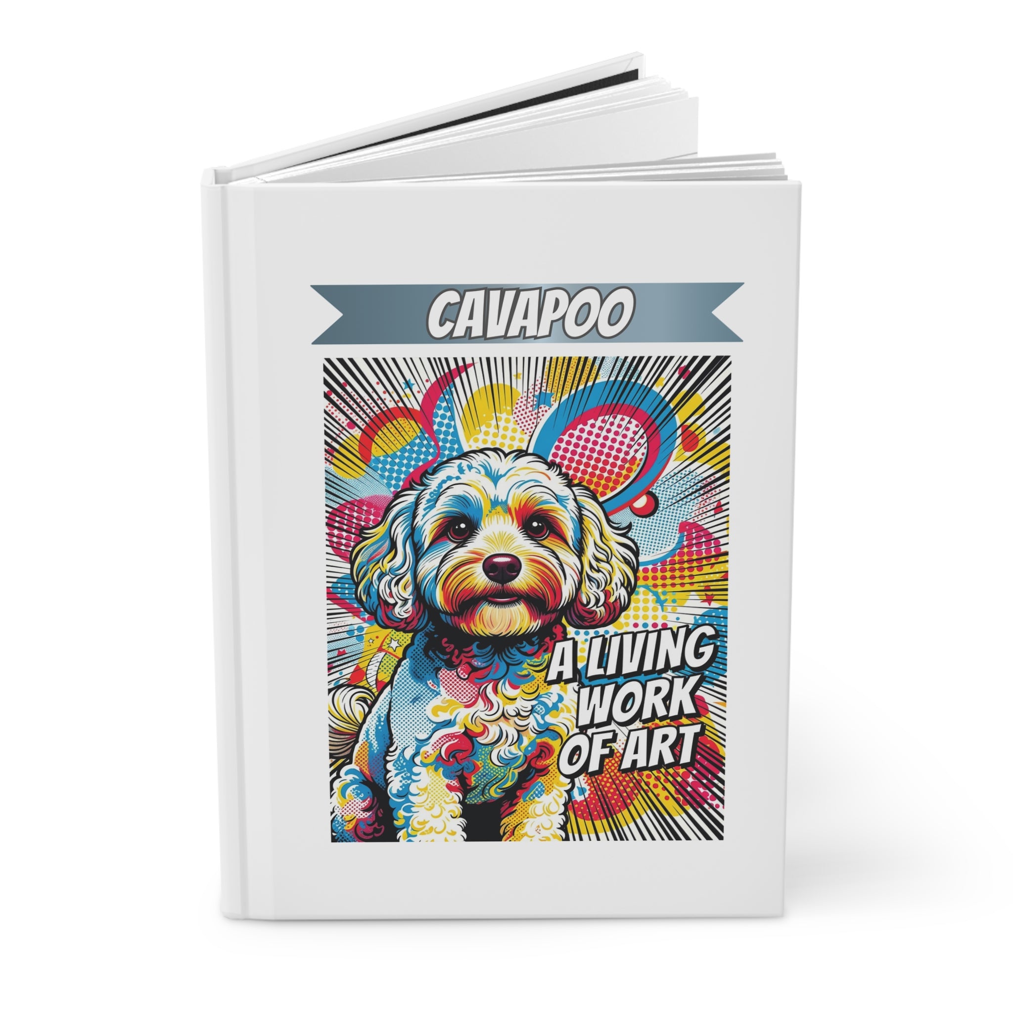 Cavapoo Notebook | Living Work of Art Collection | Pop Art