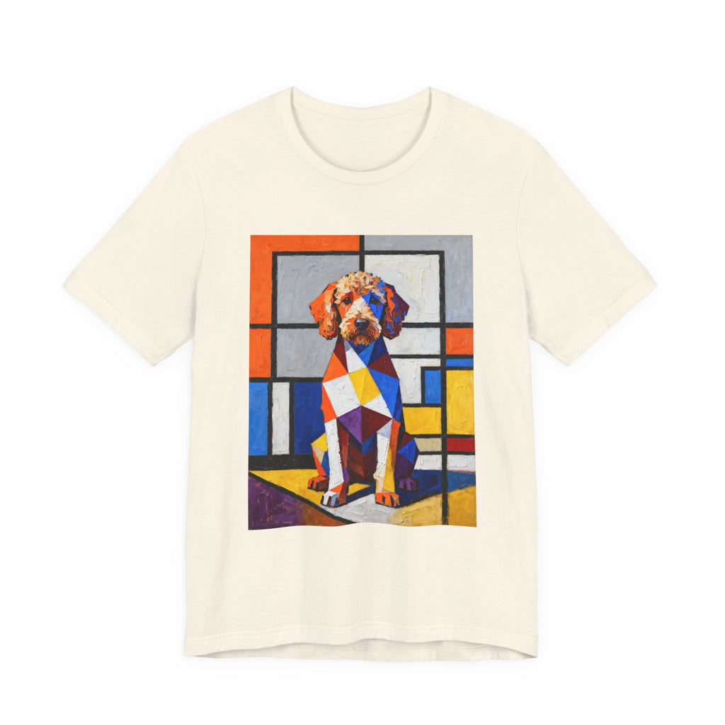 Labradoodle T Shirt | Living Work of Art Collection | Cubist Style