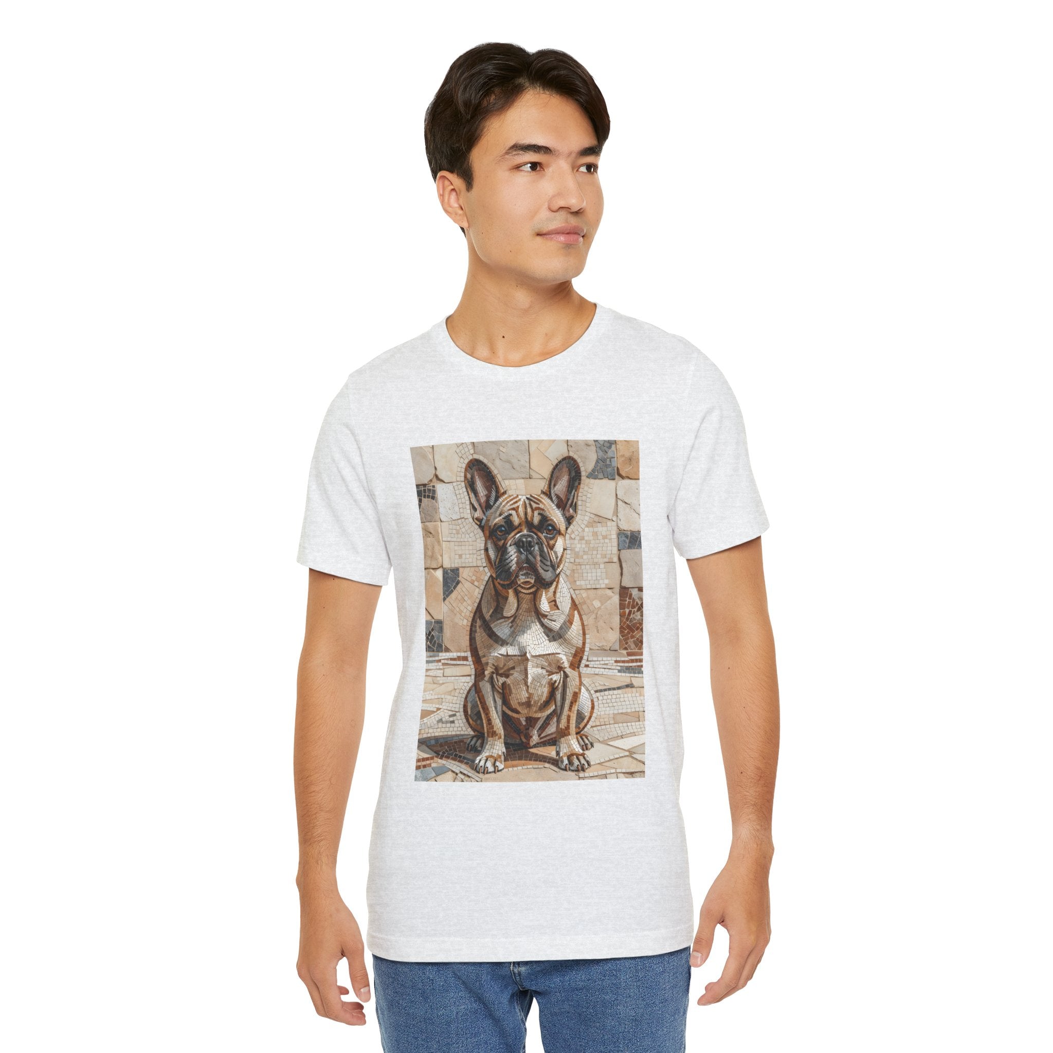 French Bulldog T Shirt | Living Work of Art Collection | Mosaic Style