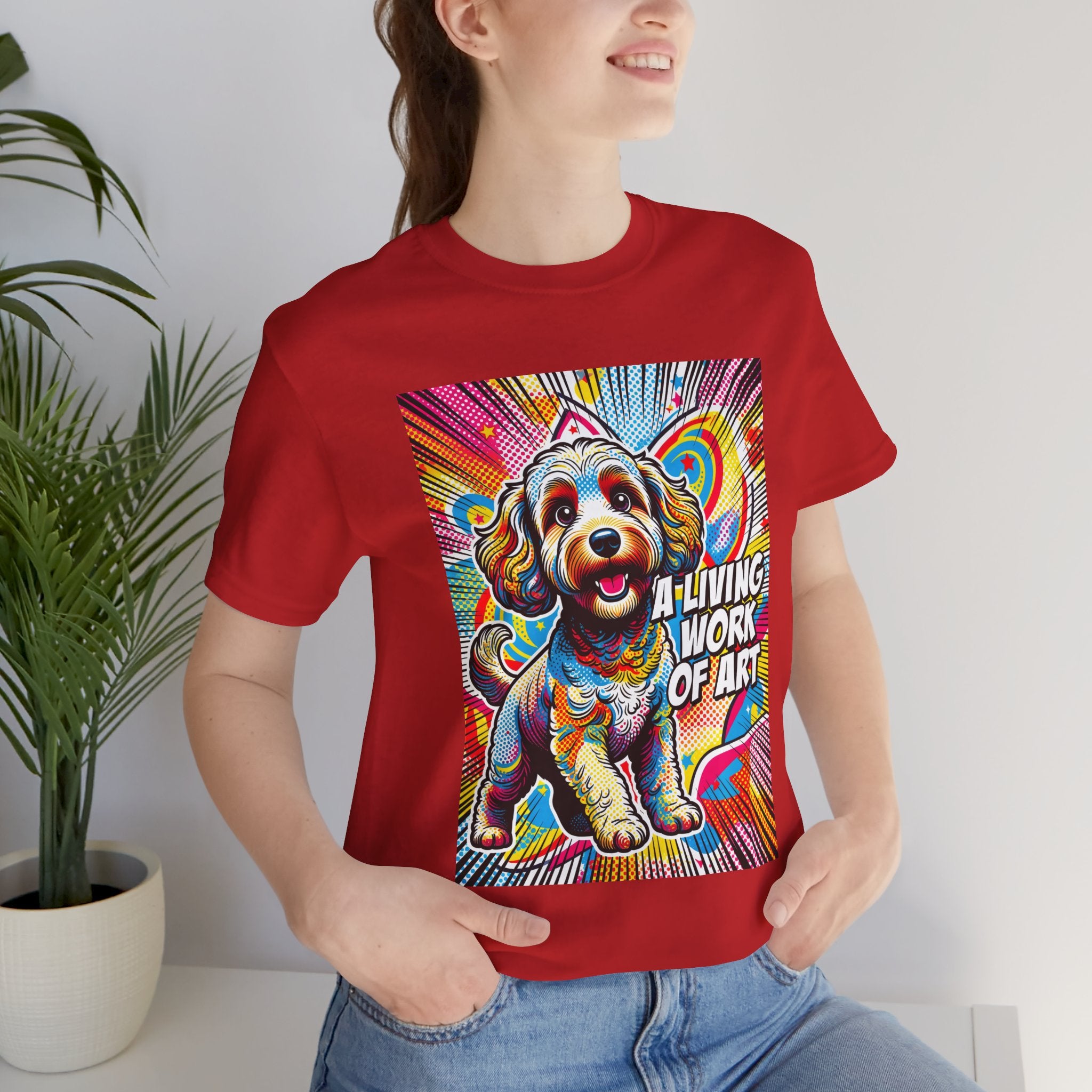 Schnoodle T Shirt | Living Work of Art Collection | Pop Art