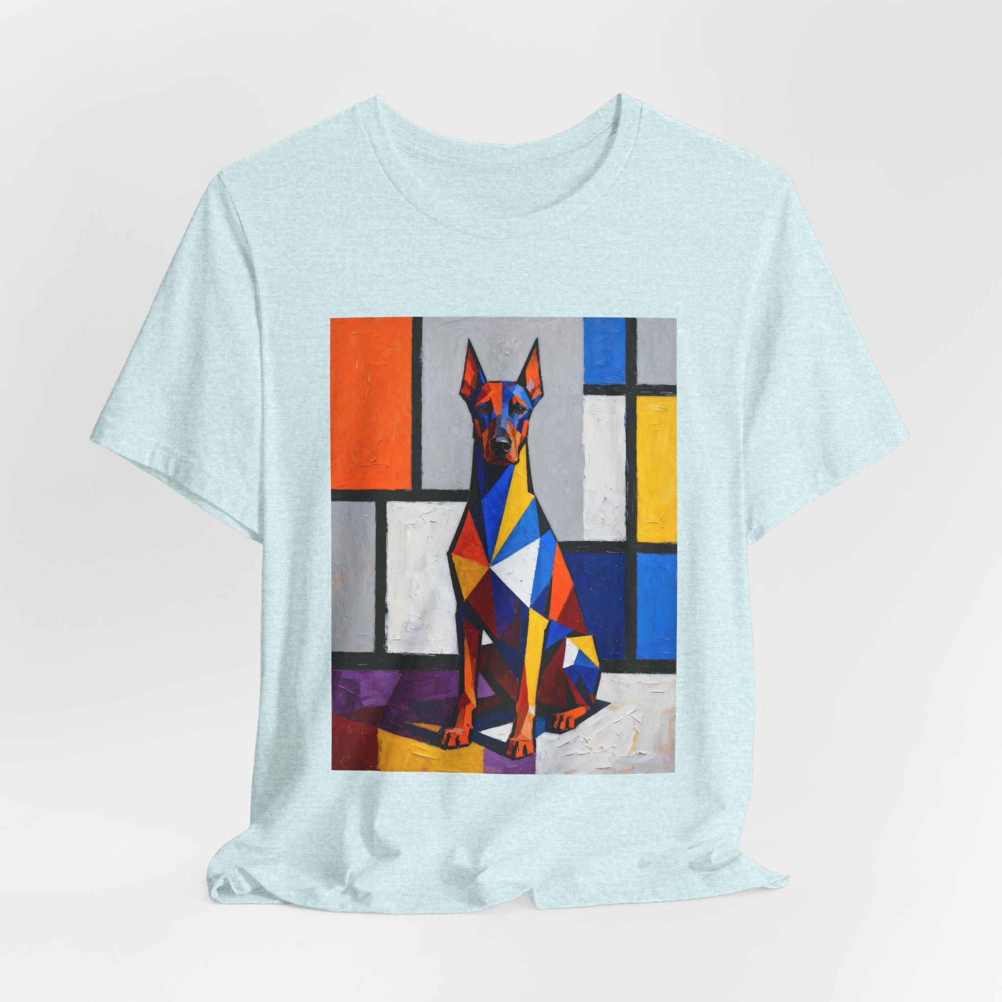 Doberman Pinscher T Shirt | Living Work of Art Collection | Cubist Style