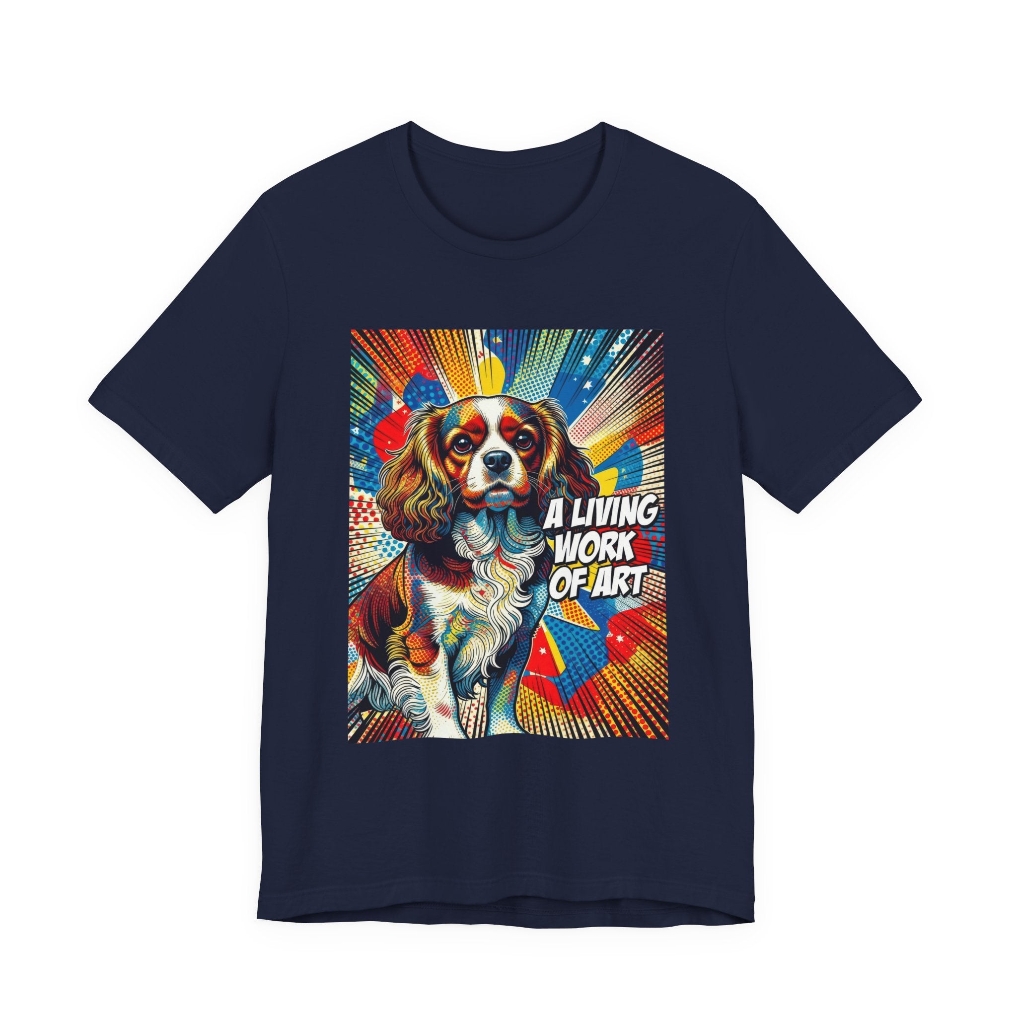 Cavalier King Charles Spaniel T Shirt | Living Work of Art Collection | Pop Art