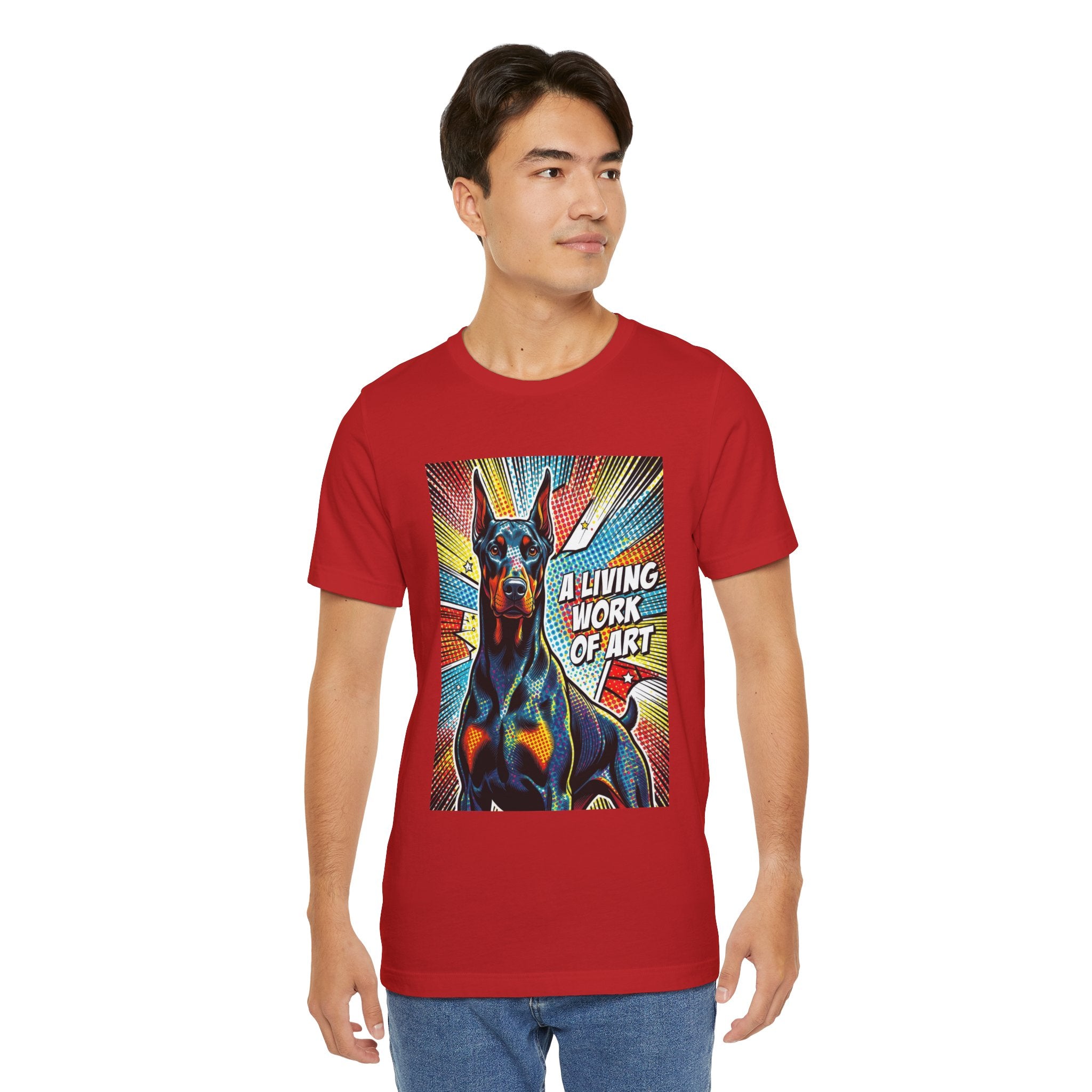 Doberman Pinscher T Shirt | Living Work of Art Collection | Pop Art