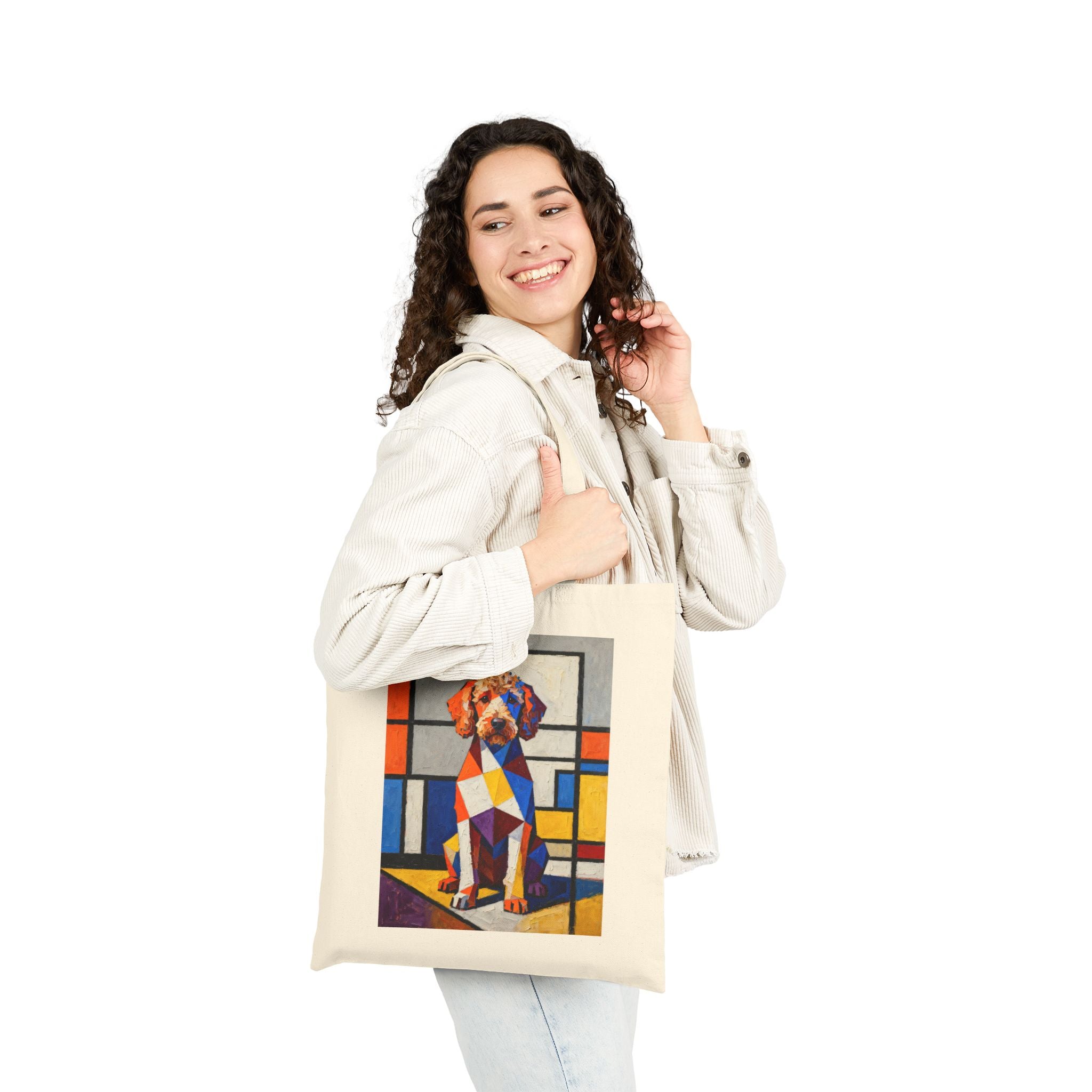 Labradoodle Tote Bag | Living Work of Art Collection | Cubist Style