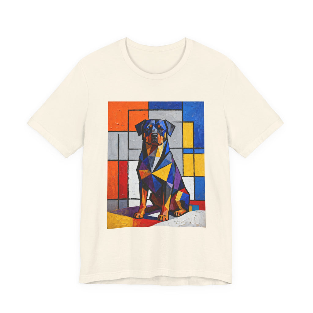 Rottweiler T Shirt | Living Work of Art Collection | Cubist Style