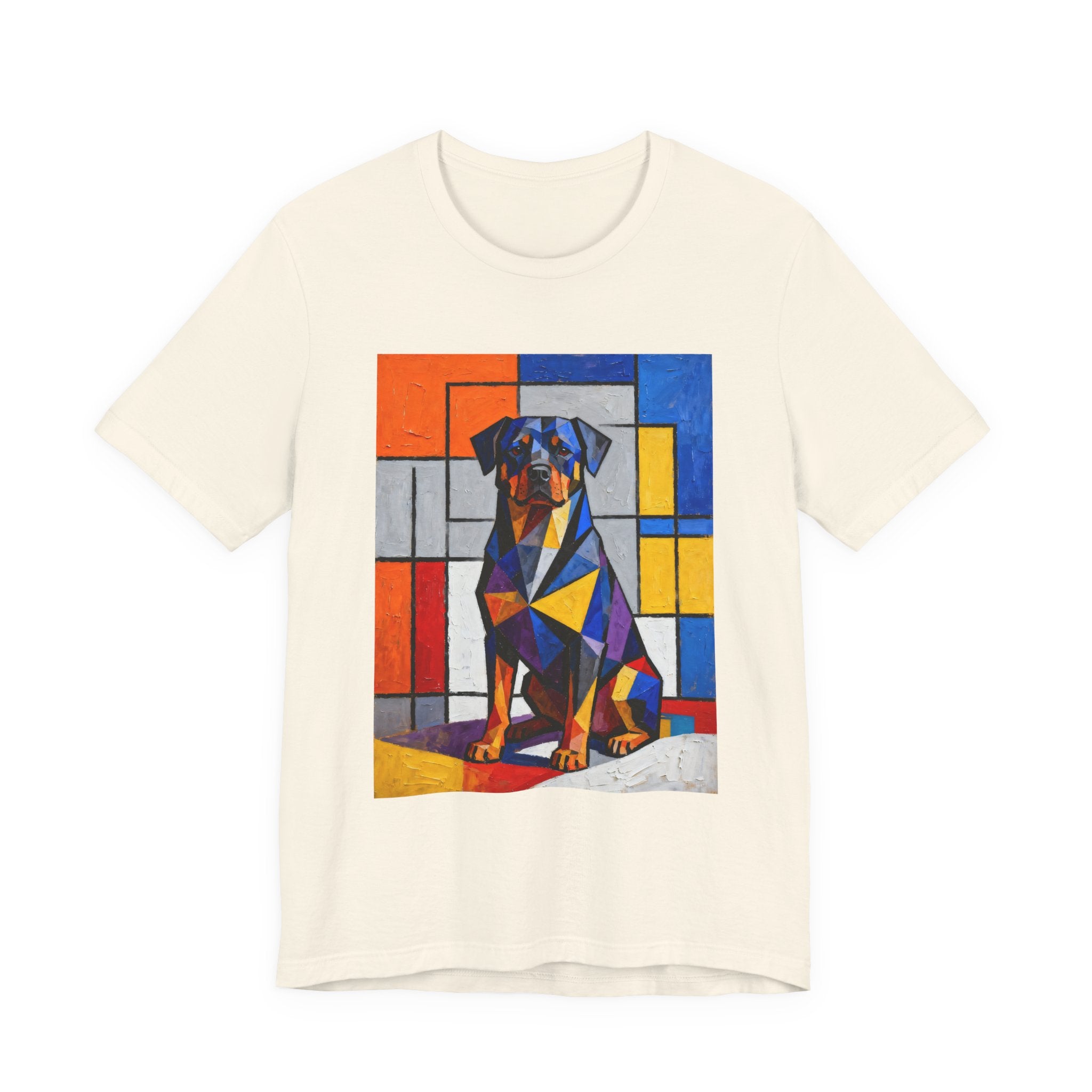 Rottweiler T Shirt | Living Work of Art Collection | Cubist Style