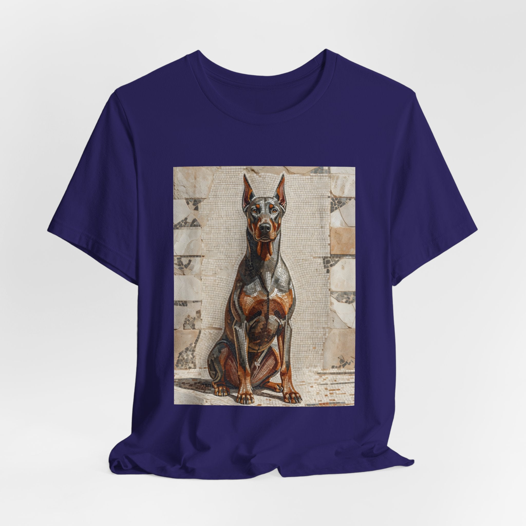 Doberman Pinscher T Shirt | Living Work of Art Collection | Mosaic Style