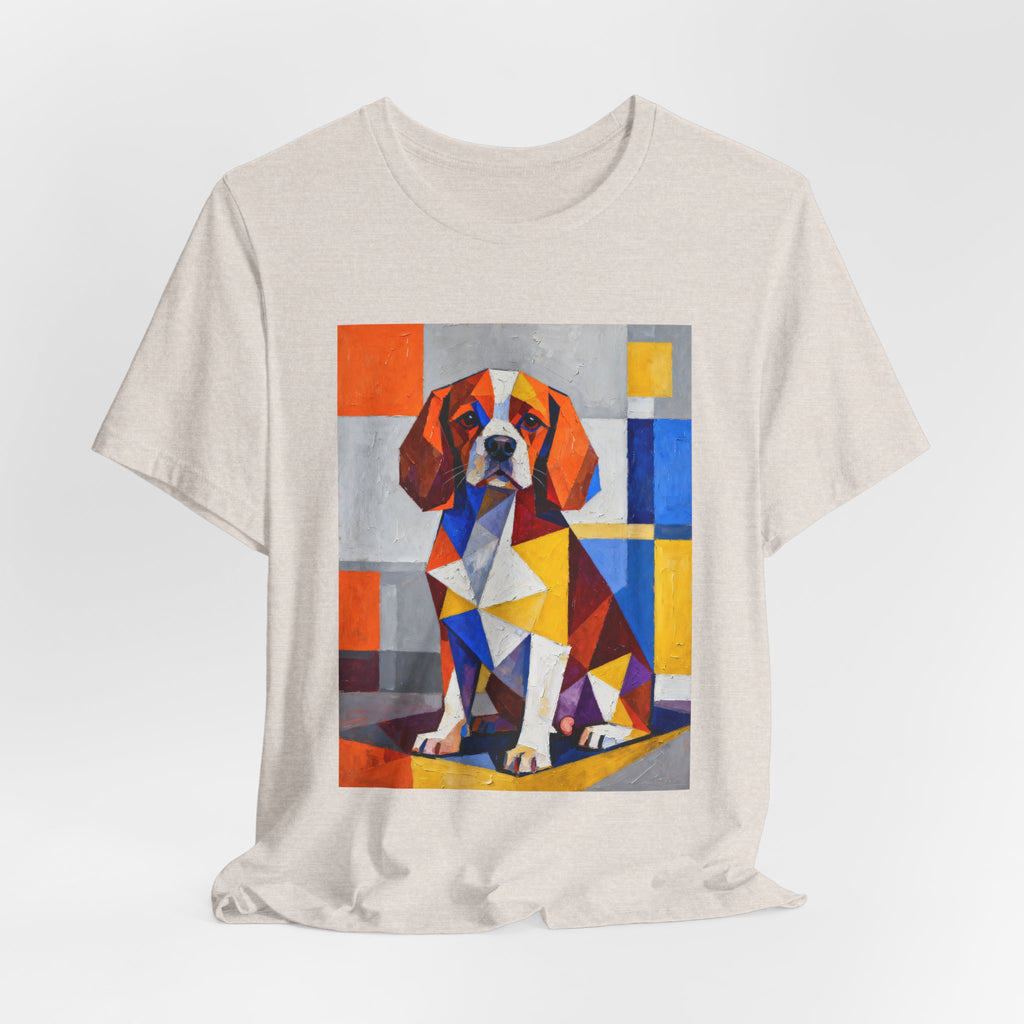 Cavalier King Charles Spaniel T Shirt | Living Work of Art Collection | Cubist Style