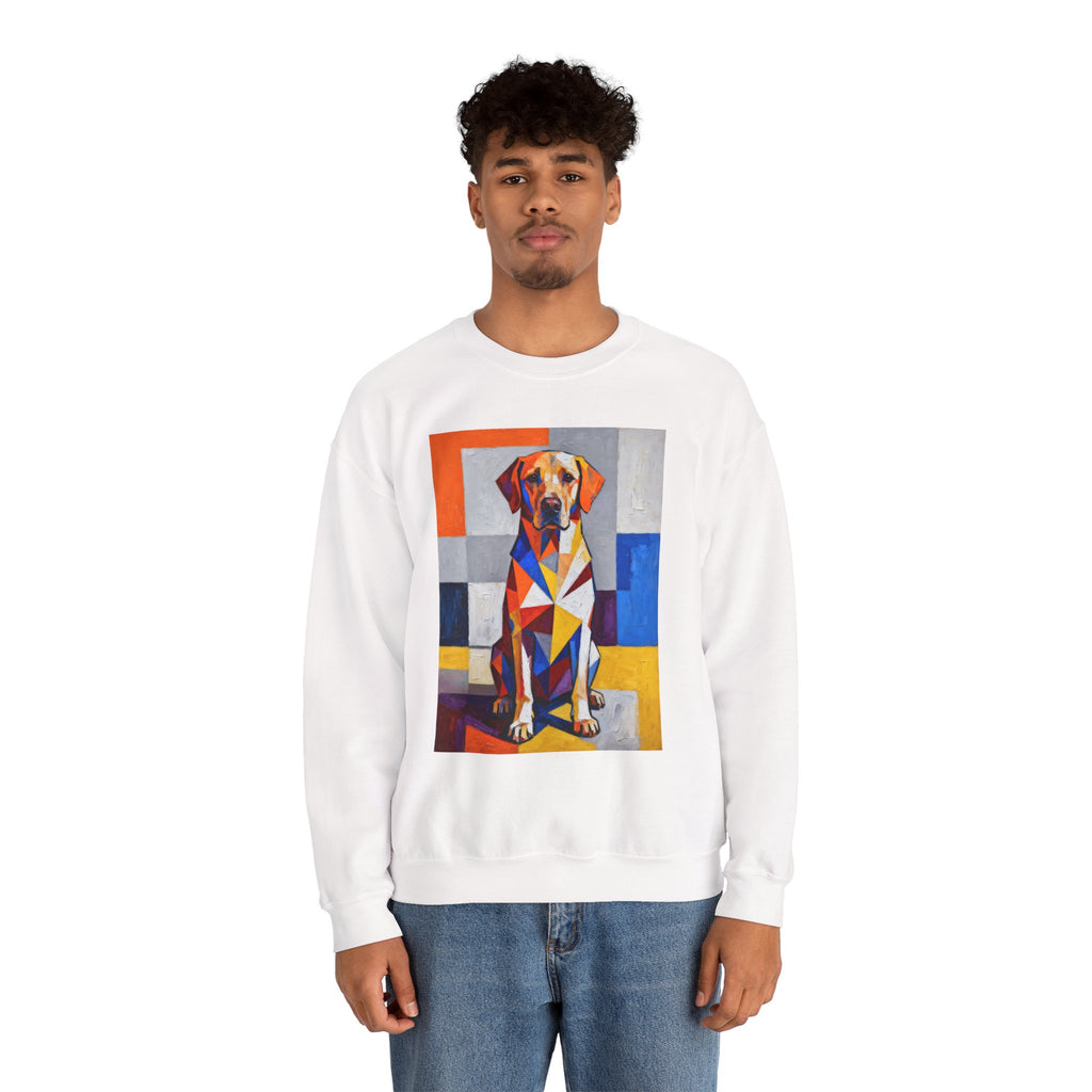 Labrador Retriever Sweatshirt | Living Work of Art Collection | Cubist Style