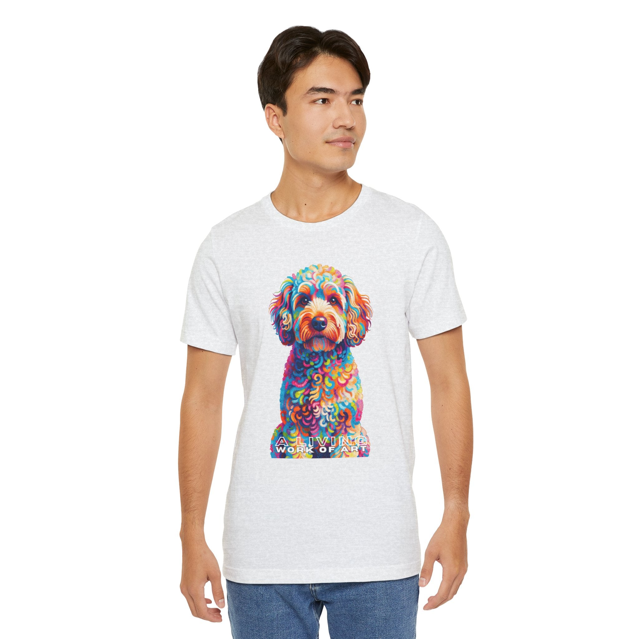 Schnoodle T Shirt | Living Work of Art Collection | Pointillism Style