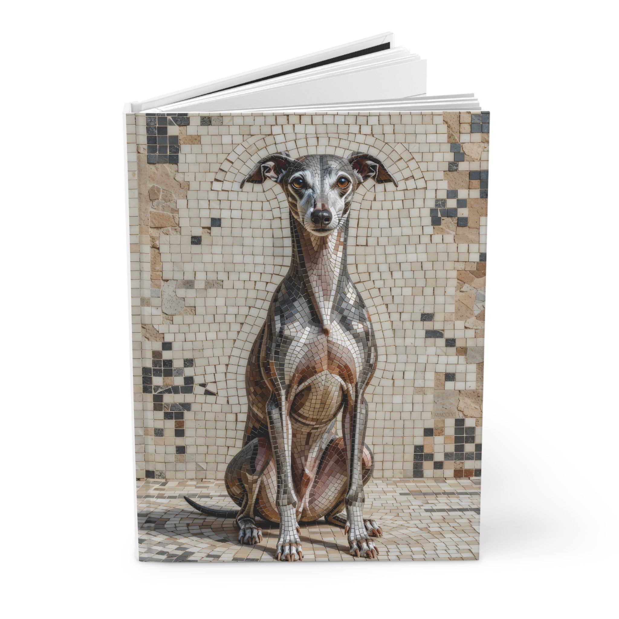 Italian Greyhound Notebook | Living Work of Art Collection | Mosaic Style