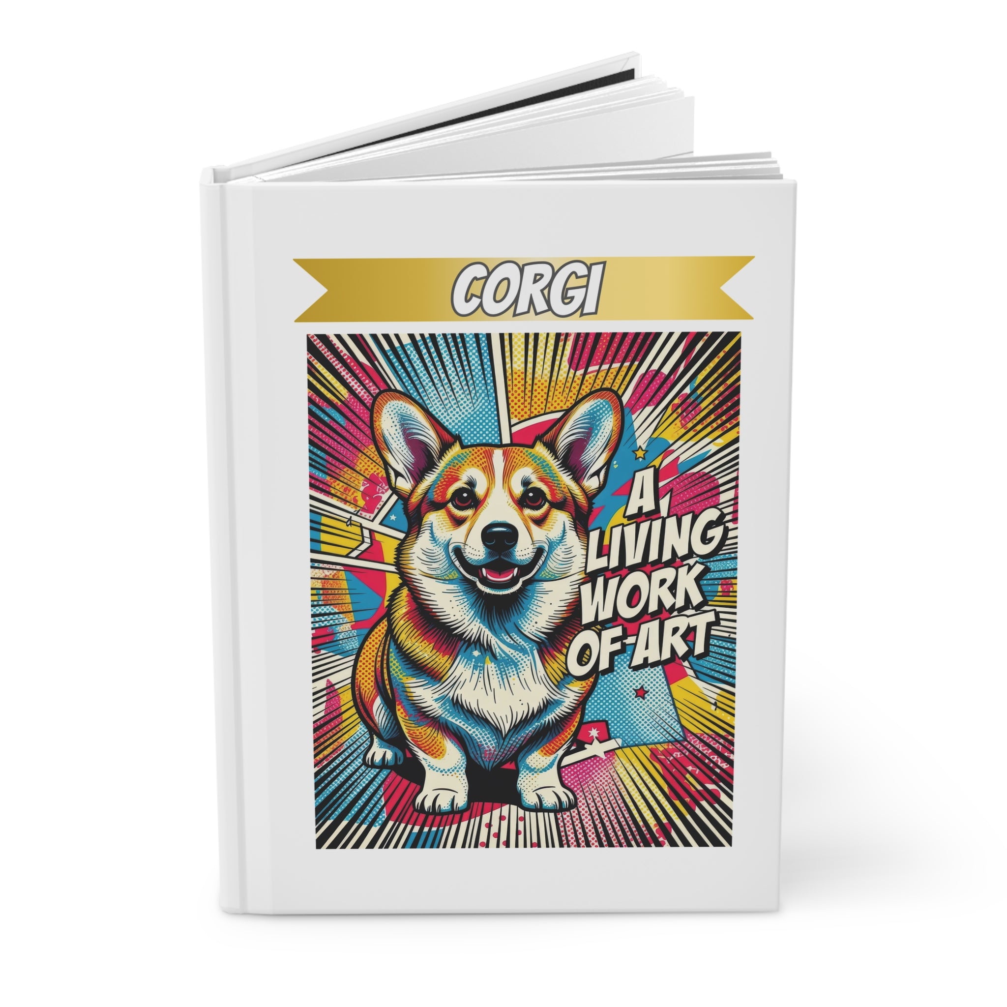 Pembroke Corgi Notebook | Living Work of Art Collection | Pop Art