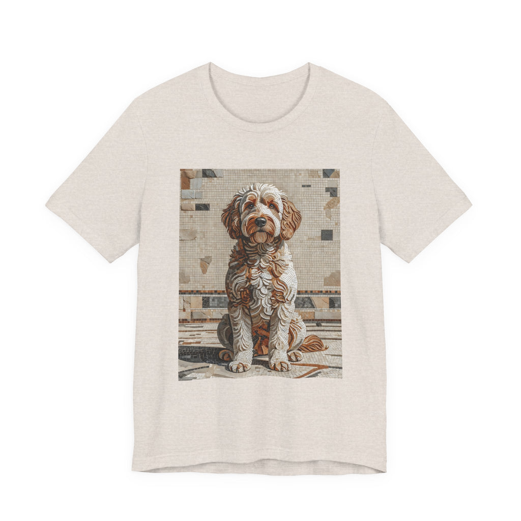 Labradoodle T Shirt | Living Work of Art Collection | Mosaic Style