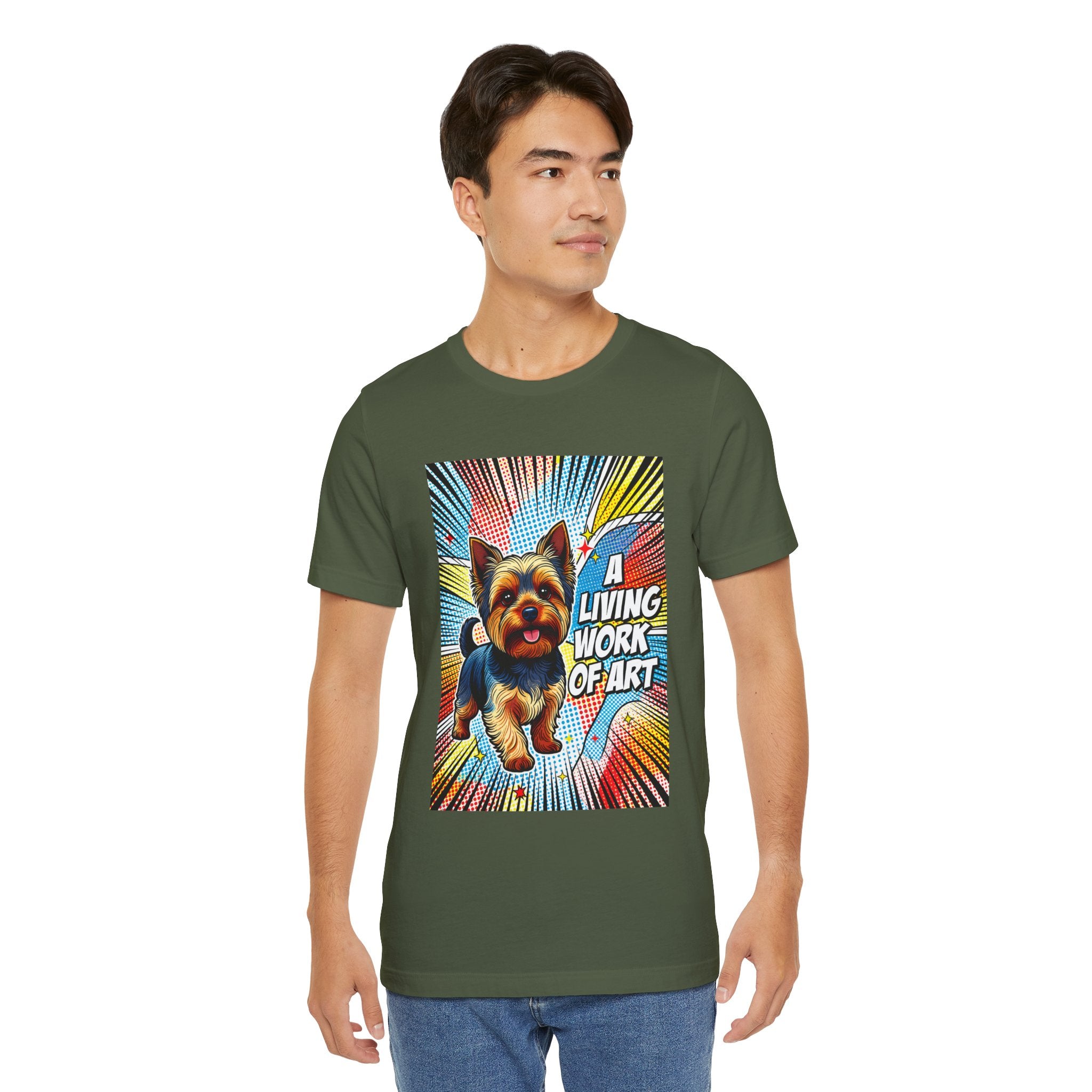 Yorkshire Terrier T Shirt | Living Work of Art Collection | Pop Art