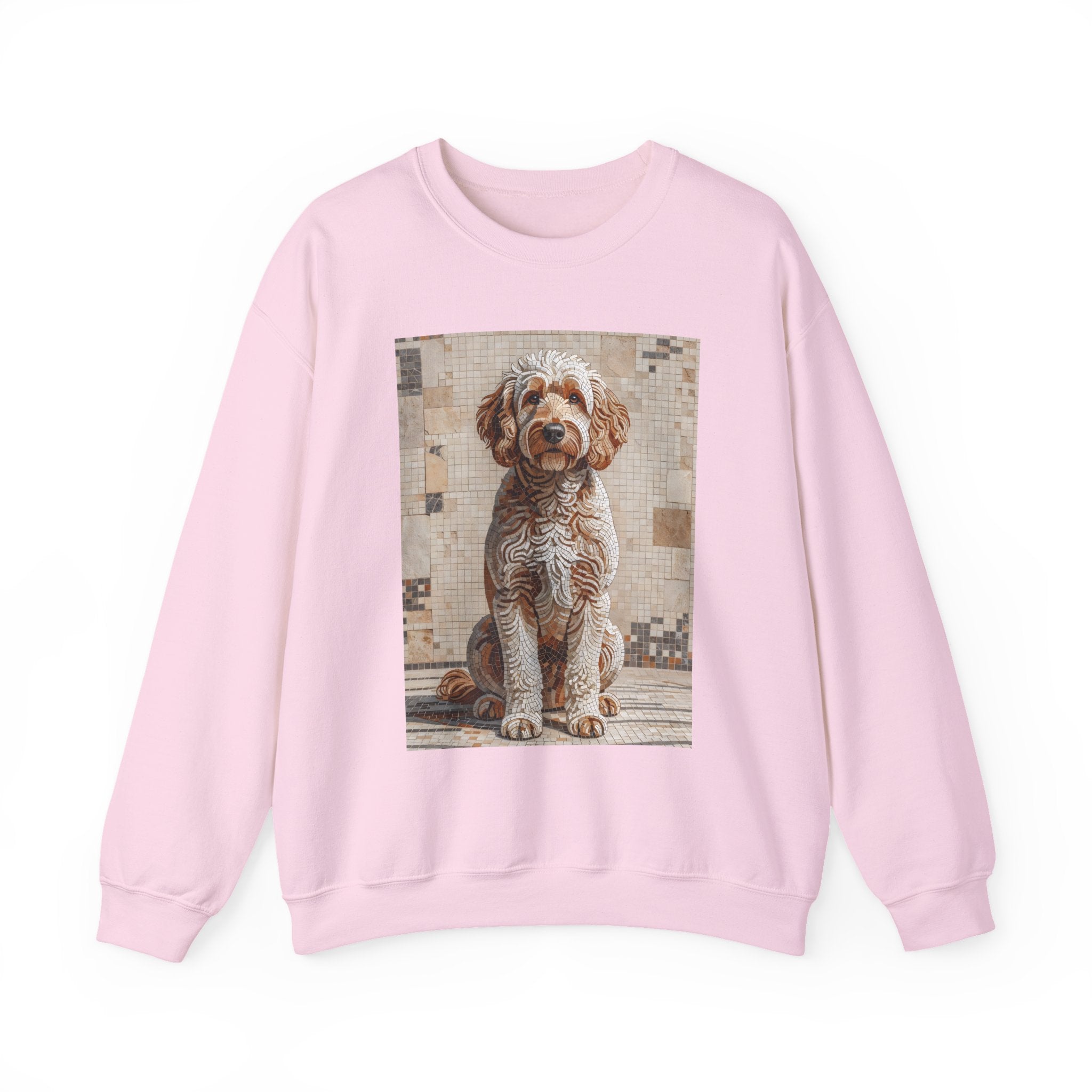 Goldendoodle Sweatshirt | Living Work of Art Collection | Mosaic Style
